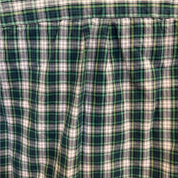 J. Crew Green and White Plaid Casual Shirt - Picture 5 of 7